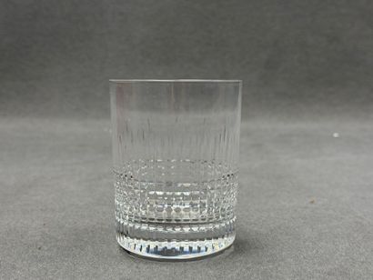 BACCARAT. modèle Nancy. 
Suite de six verres...