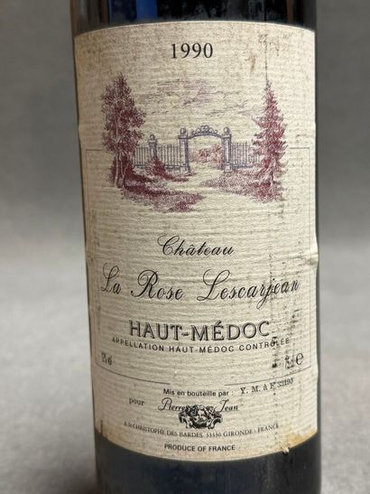 Six bouteilles: 
-Chateau la rose Lescarjean,...