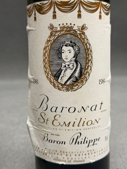 Baronat, Saint émilion, Baron Philippe. 1981,...