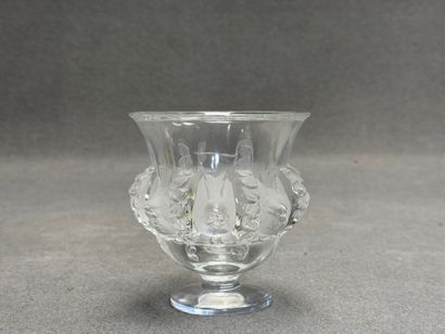 LALIQUE France
Vase Dampierre en verre pressé...