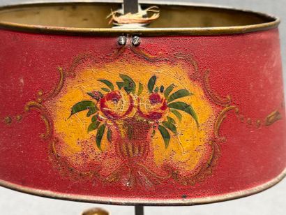 Petite lampe bouillotte à deux lumières en...