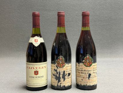 Trois bouteilles:
-Vosne Romanée, Faiveley,...