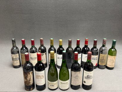 Dix huit bouteilles de Vin.