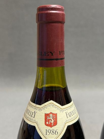 Trois bouteilles:
-Vosne Romanée, Faiveley,...