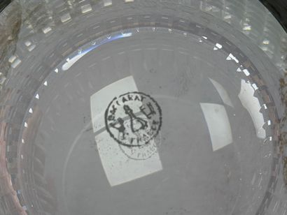 BACCARAT. modèle Nancy. 
Suite de six verres...