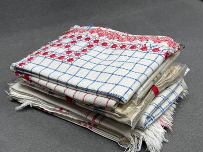Lot de serviettes et torchons.