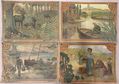 Tableaux Ruty Librairie Armand Colin. 
Quatre...
