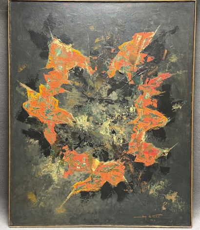 Jean LE PELCH (1921-1996) 
Le monde, cet...
