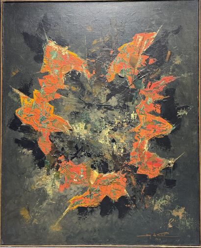 Jean LE PELCH (1921-1996) 
Le monde, cet...