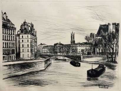 LEMARCHAND d'après
Paris
Gravure encadrée....