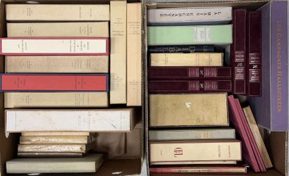 Deux cartons de livres XX° illustrés sous...