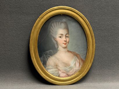 Ecole Française fin XVIII°
Portrait de femme....