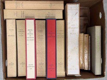 Deux cartons de livres XX° illustrés sous...