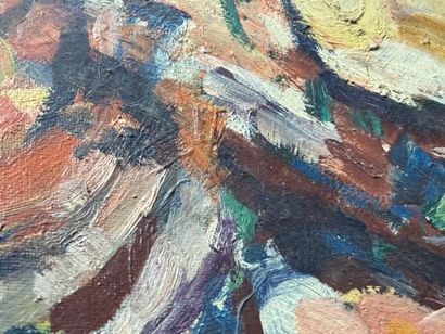 Jacques PONCET (1921-2012)
Abstraction.
Huile...