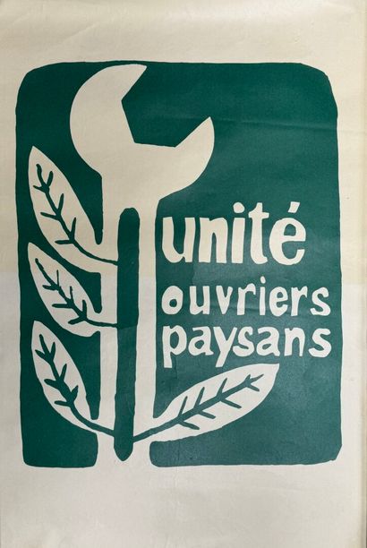 Lot de 10 affiches 1968. 
49 x 32 cm, 50...