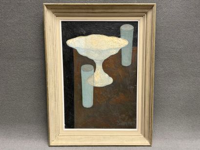 Jean Maurice RUMEAU (1915- ?) - 
Nature morte
Huile...