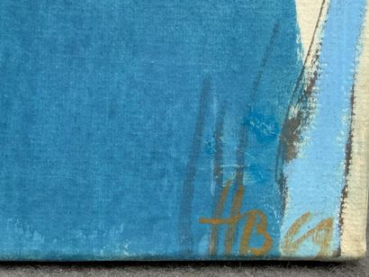 Bernard HERZOG (1935) - 
Composition abstraite
Huile...