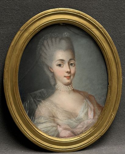 Ecole Française fin XVIII°
Portrait de femme....