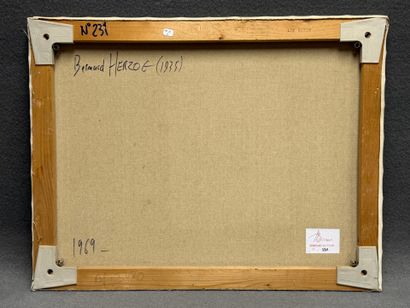Bernard HERZOG (1935) - 
Composition abstraite
Huile...