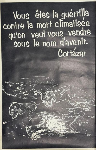 Lot de 10 affiches 1968. 
49 x 32 cm, 50...