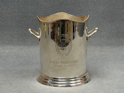 Louis Roederer. 
Seau à champagne en métal...