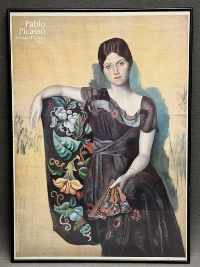 Affiche de Picasso encadrée
72 x 53 cm.