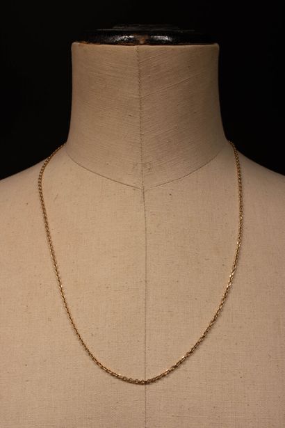 Gold forçat chain.
750°/00 gold.
Length:...