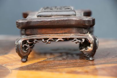CHINA - Covered fang ding incense burner...