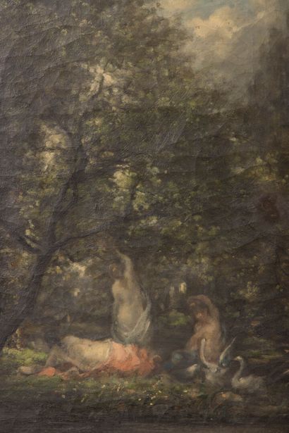French Symbolist school, XIXth century
Nymphs...