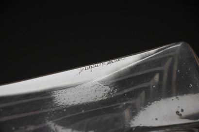 LALIQUE, France.
Duncan model bottle, rectangular...