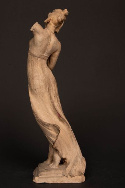 Late 19th century French school. 
Terra cotta...