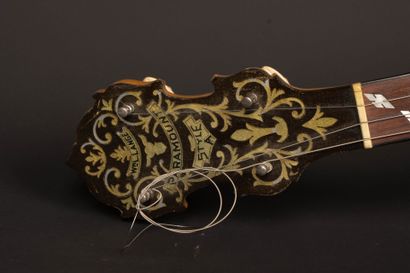 W. LANGE Paramount-style tenor banjo, late...