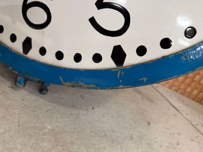 BRILLIÉ
Workshop wall clock in painted sheet...