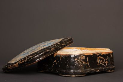Philippe DUBUC (born 1947)
Large box in crystallized...