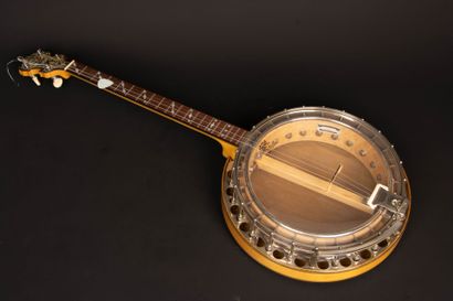 W. LANGE Paramount-style tenor banjo, late...