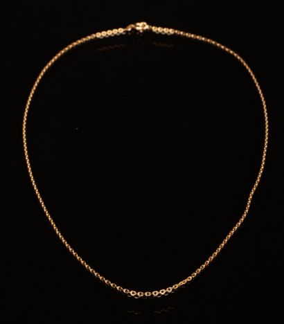 Gold forçat chain
750°/00 gold.
Length: 45...