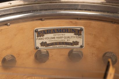 W. LANGE Paramount-style tenor banjo, late...
