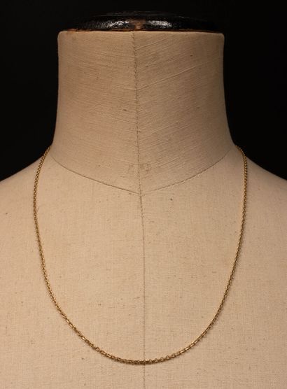 Gold forçat chain
750°/00 gold.
Length: 55...