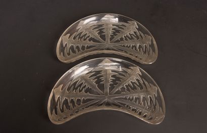 René LALIQUE (1860-1945) 
Two 