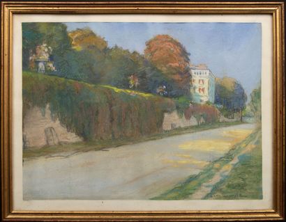 Léon DE LEYRITZ (1888-1976) 
Road near a...