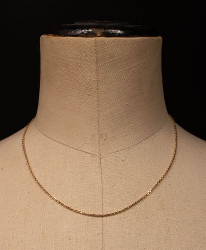 Gold forçat chain
750°/00 gold.
Length: 45...