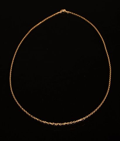 Gold forçat chain.
750°/00 gold.
Length:...