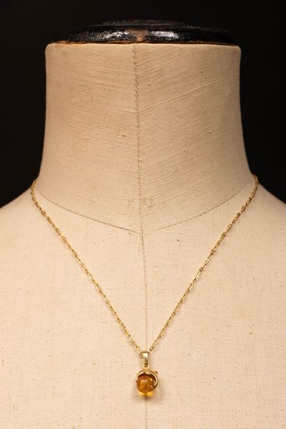 Gold chain.
750°/00 gold.
Length: 45 cm.
Weight:...