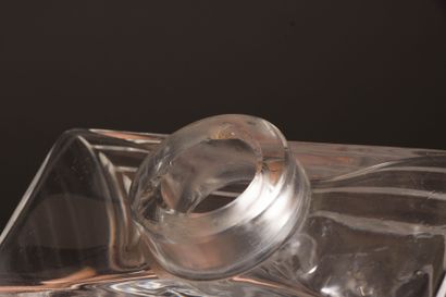 LALIQUE, France.
Duncan model bottle, rectangular...