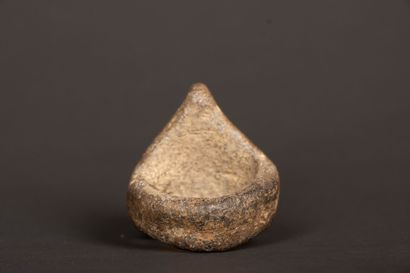 Rare anthropomorphic terracotta ring, the...