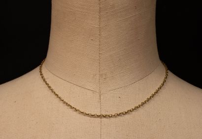 Gold jaseron chain.
750°/00 gold.
Length:...