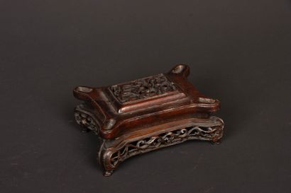 CHINA - Covered fang ding incense burner...