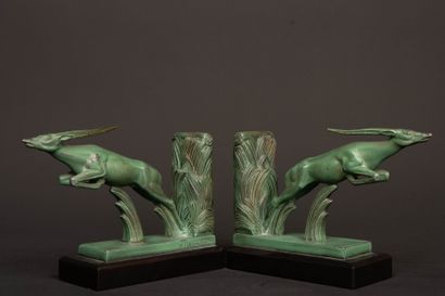 Max LEVERRIER (1891-1973)
Pair of bookends...
