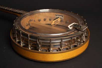 W. LANGE Paramount-style tenor banjo, late...