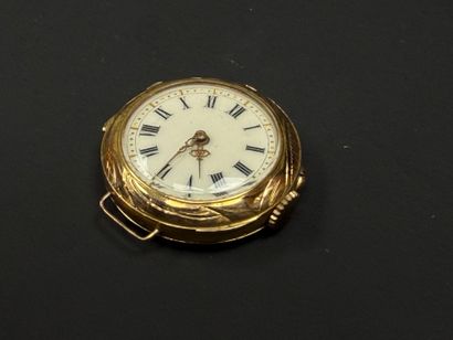 Small ladies' watch, case in 750°/00 gold.
White...
